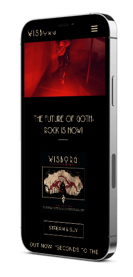 Mobile Webdesign Landingpage Wisborg