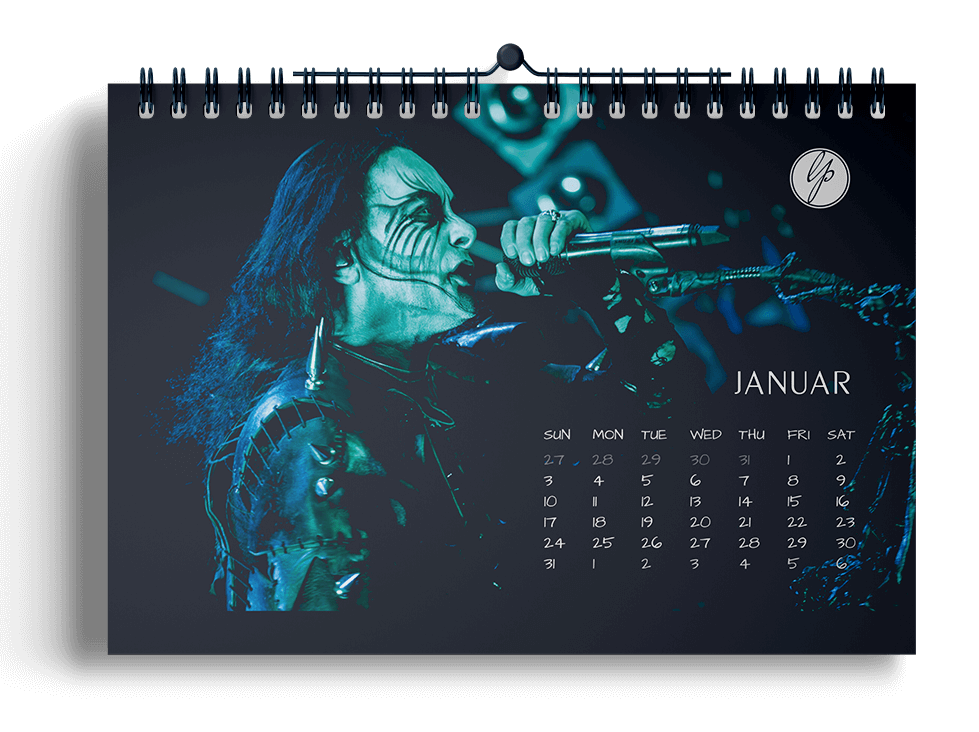 Merchdesign Wandkalender