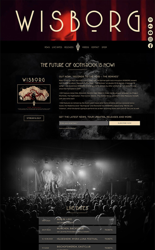 Webdesign Landingpage Wisborg