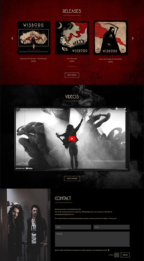 Webdesign Landingpage Wisborg